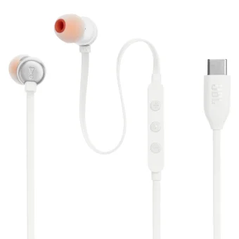 JBL Tune 310C In-ear USB-C slušalice s mikrofonom, bijele