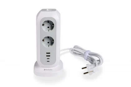 Verbatim EU Power Tower EUPT-01 11xAC / 2xUSB / 2xType-C