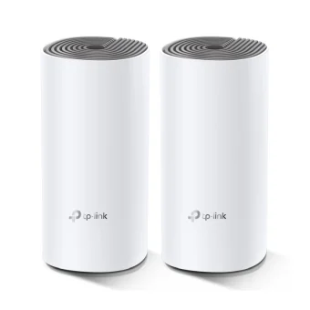 TP-Link AC1200 Deco E4 (2 pack) Mesh Wi-Fi, Dual-Band 300Mbps/867Mbps (2.4GHz/5GHz), 2×LAN, 2×interna antena, Deco App
