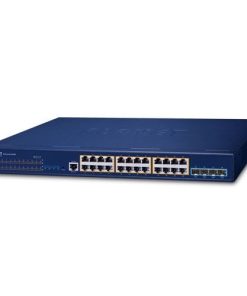 Planet Layer 3 24-Port 10 100 1000T 802.3at PoE 4-Port 10G SFP