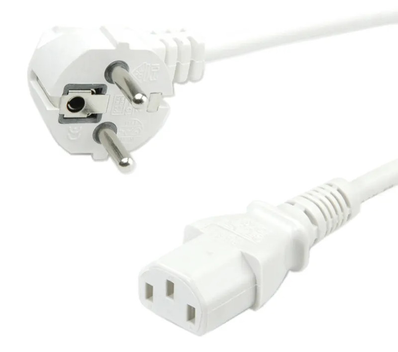 Roline VALUE naponski kabel, ravni IEC320 C13, 1.8m, bijeli