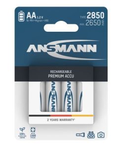 Ansmann NiMH Rechargeable battery AA HR6 type 2850 (min. 2650 mAh) 4 pcs. blister packaging