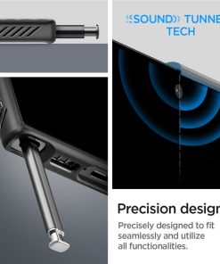 Spigen Liquid Air, zaštitna maska za telefon, crna - Samsung Galaxy S23 Ultra