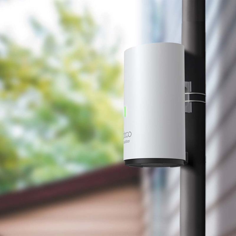 TP-Link AX3000 Deco X50-Outdoor, Dual-Band Mesh Wi-Fi 6, 574Mbps/2402Mbps (2.4GHz/5GHz), 802.11ax/ac/n/a/b/g, 2×G-LAN, IP65, Deco App