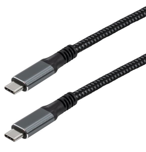 Transmedia USB C 3.2 cable with E-Marker chip, 3m