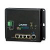 Planet Industrial Wall-mount Gigabit Router with 4-Port 802.3at PoE