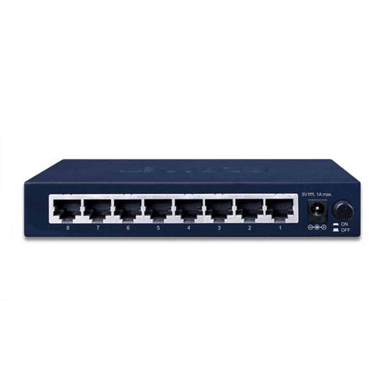 PLANET preklopnik (Switch) 8-port 10/100Mbps (Metal)