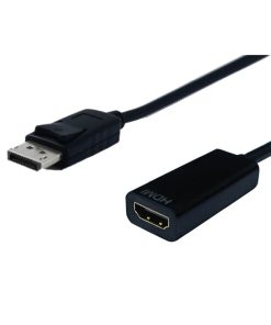 STANDARD adapter/kabel DisplayPort - HDMI, M/F, v1.2, 0.15m