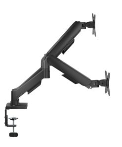BIT FORCE nagibno-okretna stolna ručka za 2 17“- 32“ monitora, do 9kg (po monitoru) (BRACKET DMA-32-2M)