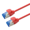 Roline S/FTP (PiMF) Data Center mrežni kabel, Cat.6A (Class EA), slim, LSOH, tangle free, 0.3m, crveni