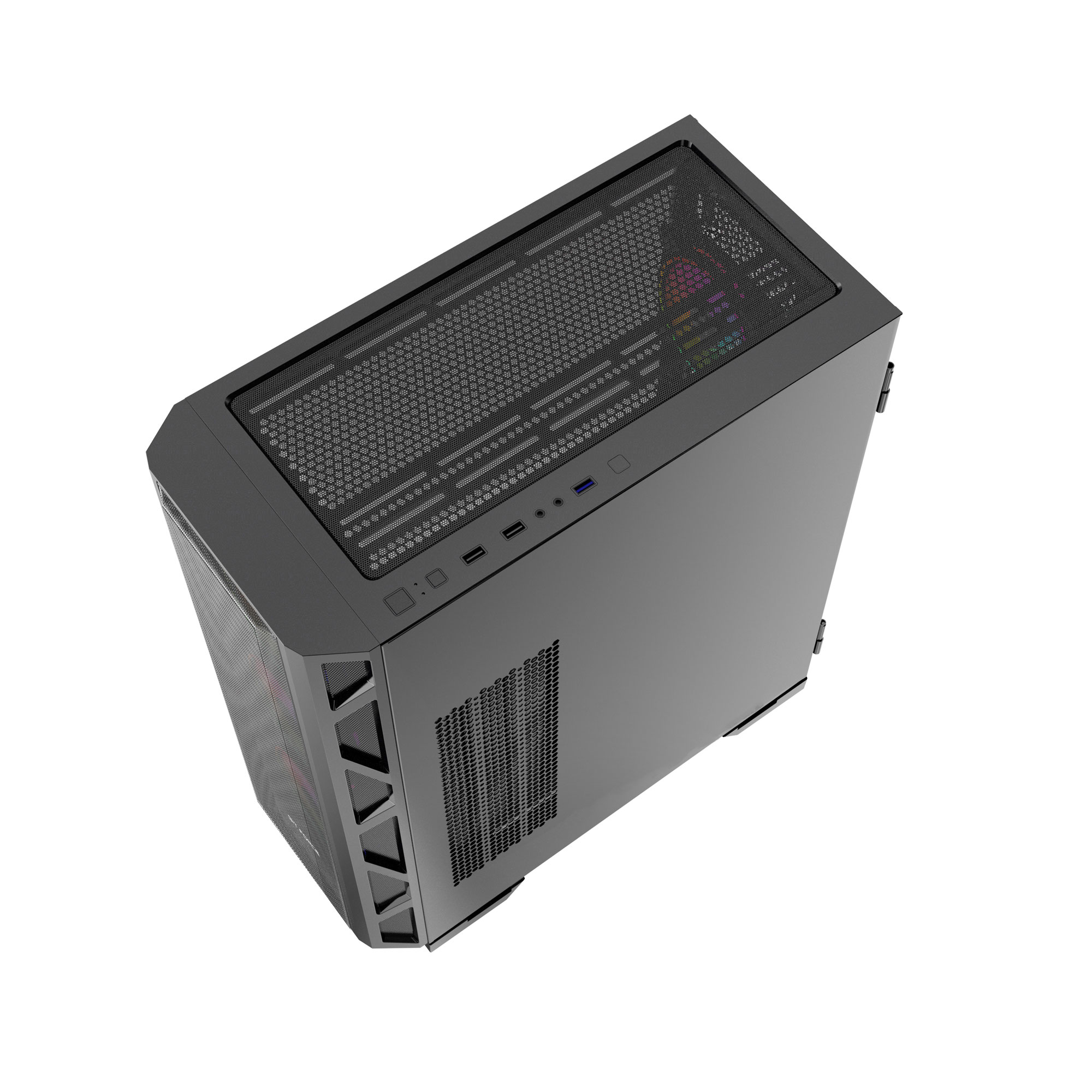 Bit Force GIANT ARGB-TMC4 Gaming E-ATX, Full-Tower kućište bez napajanja, crno