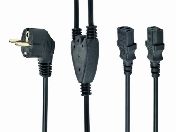 Gembird Power splitter cord (C13), VDE approved, 2 m