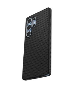 Spigen Liquid Air, matte black - Samsung Galaxy S25 Ultra (ACS08953)