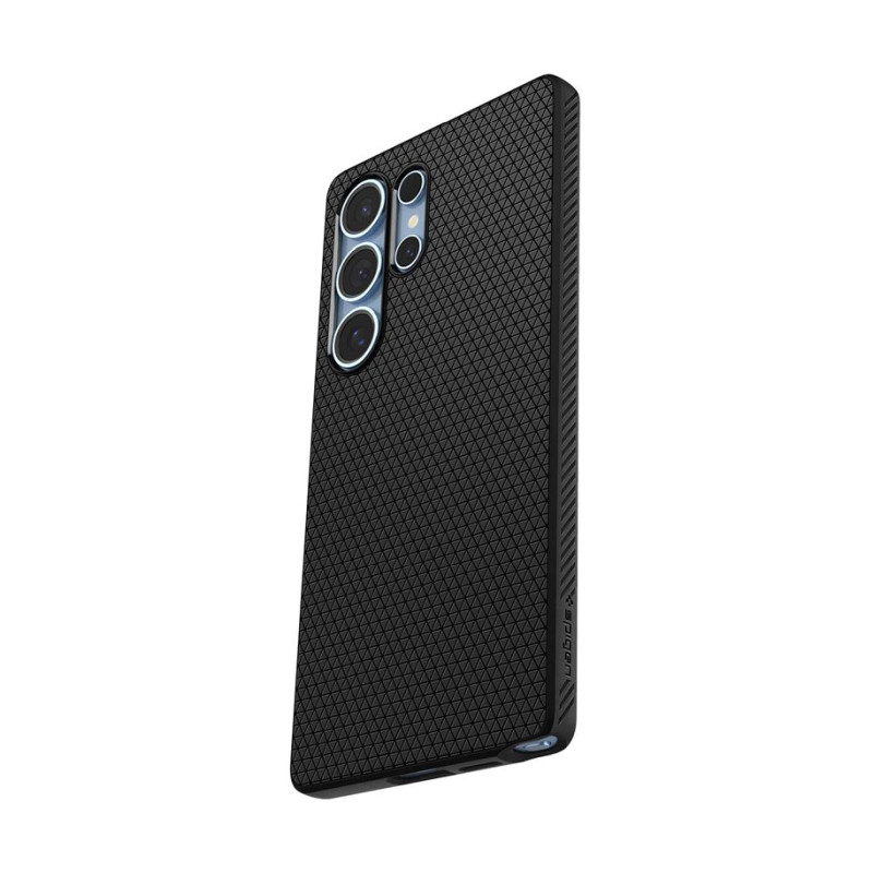 Spigen Liquid Air, matte black - Samsung Galaxy S25 Ultra (ACS08953)