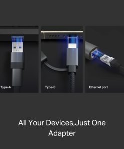 TP-Link USB-C/USB-A na Gigabit mrežni adapter