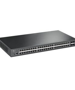 TP-Link Omada JetStream 48-port Gigabit L2 Smart preklopnik, 48×10/100/1000 RJ45 ports, 4×SFP Gigabit, 1U 19" rack-mount