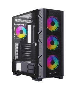 Bit Force GIANT ARGB-TMC4 Gaming E-ATX, Full-Tower kućište bez napajanja, crno