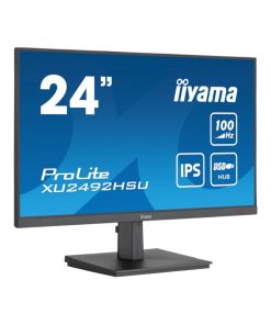 IIYAMA 24” XU2492HSU-B6 FHD (1920x1080) IPS, 100Hz, 16:9, 0.4ms, 250 cd/m2, 1300:1, HDMI/DP, 4×USB, zvučnici