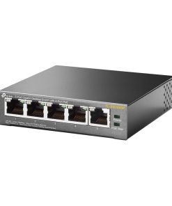TP-Link 5-port Gigabit PoE+ preklopnik (Switch) 5×10/100/1000M RJ45 ports, 1×PoE++ In, 4xPoE+ Out ports, metalno kućište