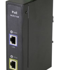 MaxLink DIN60 PoE injector - 12-48VDC, 802.3af at bt, 55V, 1.1A, 60W, 1Gbit