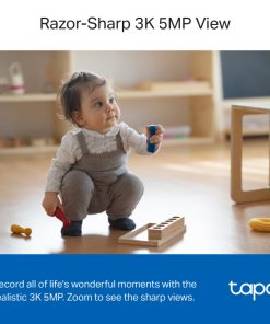 TP-Link Tapo C230 AI kamera 3K 5MP, H.264, 360°/114° Pan/Tilt, Advanced Night Vision, microSD, dvosmjerni audio, AI detekcija pokreta, Wi-Fi, Tapo app