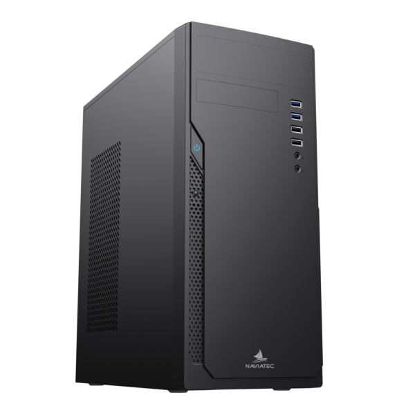 NaviaTec 2811 ATX Mid Tower PC Case 2x USB3.0, 2x USB 2.0, No PSU