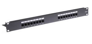 MaxLink 19" 16-Port Cat6 Patch Panel