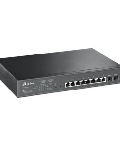 TP-Link Omada JetStream 10-port Gigabit PoE+ Smart preklopnik (Switch), 8×10/100/1000M RJ45 ports + 2×SFP ports (150W)
