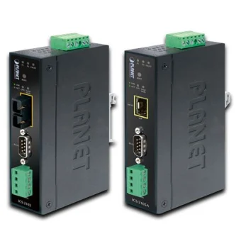 Planet Industrial RS-232 to 100Base-FX Open slot Media Converter (Fiber, Vary on SFP module) (-40~75)
