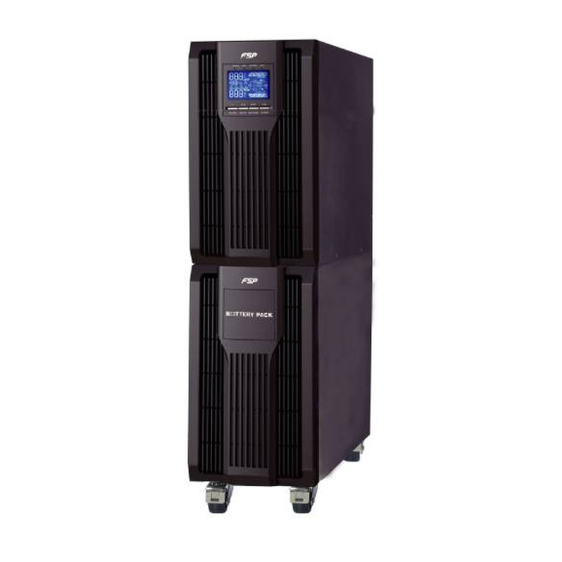 Fortron Source UPS Champ Tower 10000VA/9000W, On-line double conversion, Pure Sinewave, 0.9 power factor, 16pcs CSB 9Ah battery inside, USB, RS-232, EPO