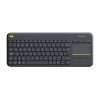 Logitech K400 Plus bežična tipkovnica+touchpad, USB, crna (920-008385)