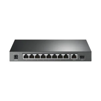 TP-Link 10-port Gigabit PoE preklopnik (Switch), 8×10/100/1000M RJ45 PoE+ ports, 1×G-LAN, 1×SFP, metalno kućište (63W)