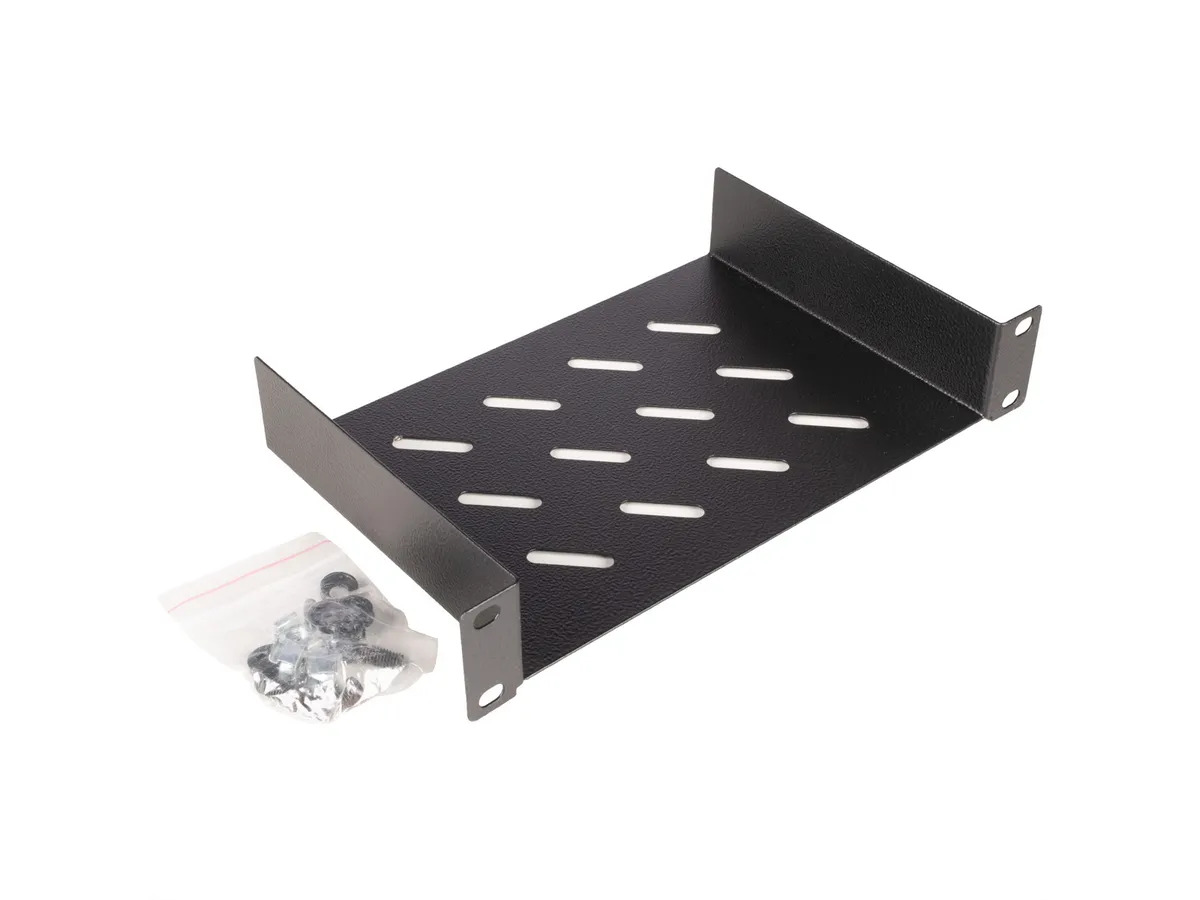 Roline 10" 1U fiksna polica, D=150mm, crna