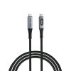 Verbatim Sync & Charge kabel USB-C na USB-C sa zalonom, USB4.0, M/M, 240W PD3.1, 40 Gbps, 4K/8K, crni, 1.2m