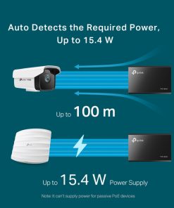 TP-Link PoE Injector adapter, IEEE 802.3af compliant, plastično kućište
