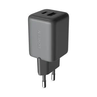 UGREEN punjač 45W, USB C, USB A, GaN, crni