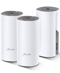 TP-Link AC1200 Deco E4 (3 pack) Mesh Wi-Fi, Dual-Band 300Mbps/867Mbps (2.4GHz/5GHz), 2×LAN, 2×interna antena, Deco App