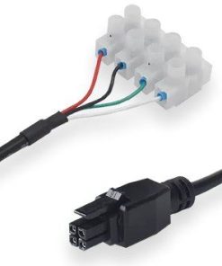Teltonika 4 pin power cable with 4-way screw terminal (2m long)