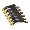 Power Cord Kit (6 ea), Locking, C13 to C14, 1.2m, Blue