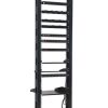 NaviaTec 19" 2 Post Open Frame Rack, 29U Black