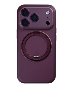 Rixus SnapGrip 360 Case For Apple iPhone 17 Pro, 18 Pro Deep Purple