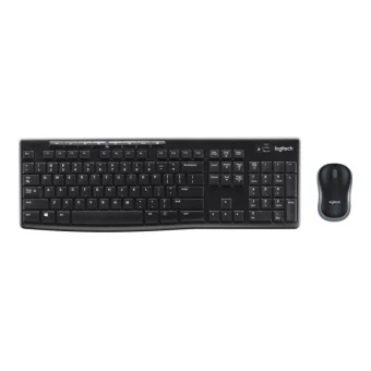 Logitech MK270 bežična tipkovnica+miš, USB, crna (920-004532)