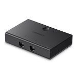 UGREEN Data Switch USB 2.0, 2 ulaza/1 izlaz, crni