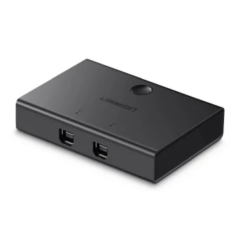 UGREEN Data Switch USB 2.0, 2 ulaza/1 izlaz, crni
