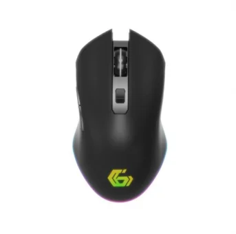 Gembird 6-button rechargeable wireless RGB gaming mouse "Firebolt", black