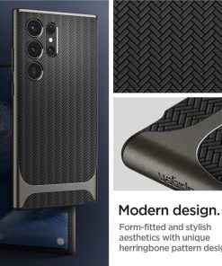 Spigen Neo Hybrid, zaštitna maska za telefon, gunmetal - Samsung Galaxy S23 Ultra (ACS05627)