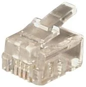 Transmedia RJ12 Plug Western 6 6 plug