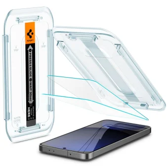Spigen Glass tR EZ Fit 2 Pack, transparency - Samsung Galaxy A56 5G/S24 FE (AGL08729)