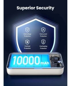 UGREEN prijenosni punjač 10000mAh, bežično punjenje do 15W, USB-C, Power Delivery do 20W, bijeli