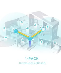TP-Link AX3000 Deco X50, Dual-Band Mesh Wi-Fi 6, 574Mbps/2402Mbps (2.4GHz/5GHz), 802.11ax/ac/n/a/b/g, 3×G-LAN, Deco App